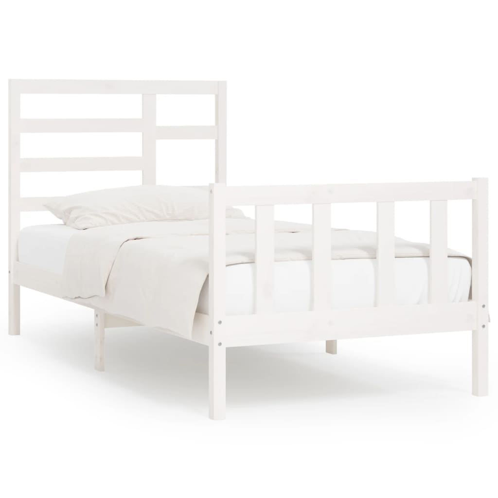 Bedframe massief grenenhout 200x200 cm