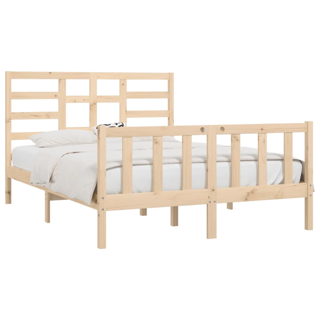 Bedframe massief grenenhout 90x200 cm