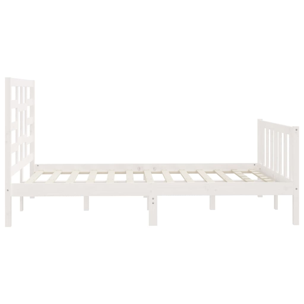 Bedframe massief grenenhout 200x200 cm