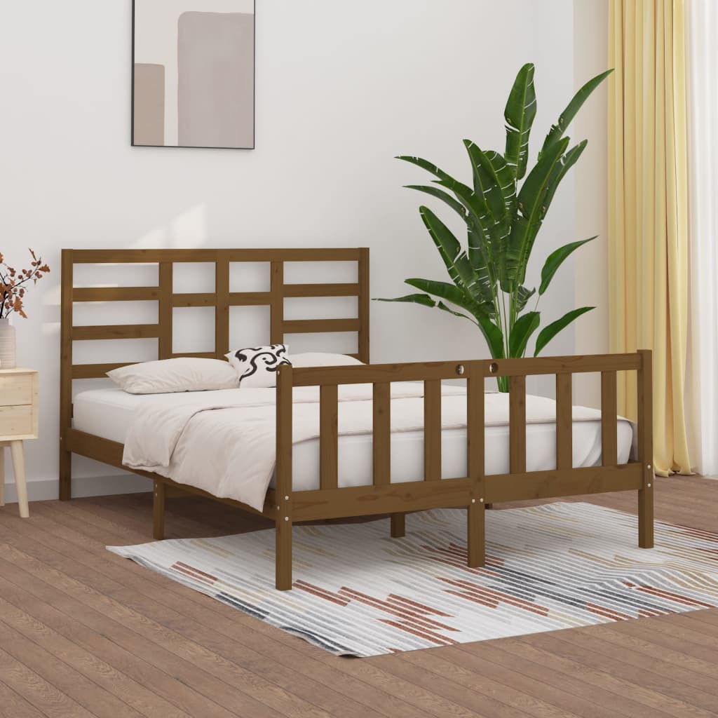 Bedframe massief grenenhout 90x200 cm