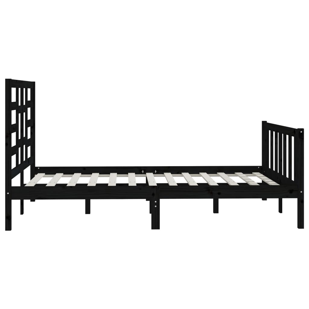 Bedframe massief grenenhout 200x200 cm