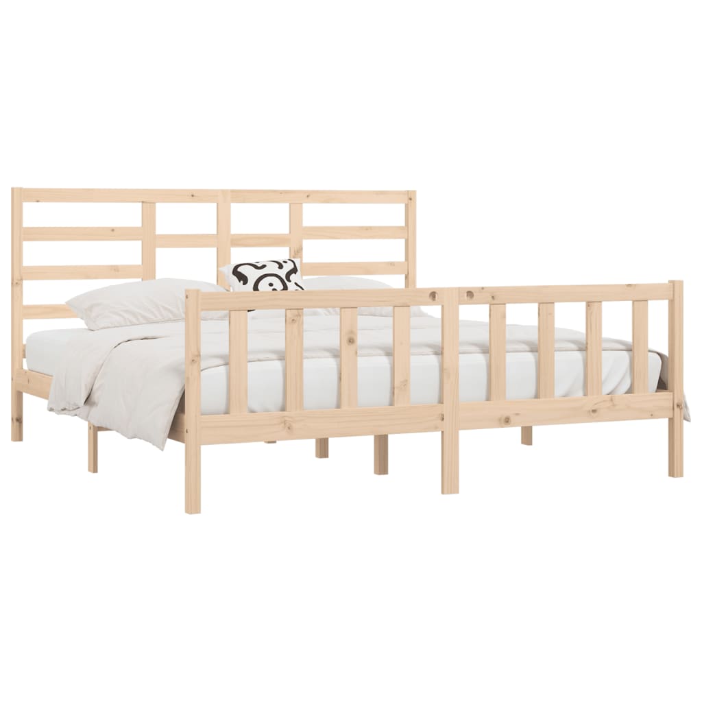 Bedframe massief grenenhout 90x200 cm