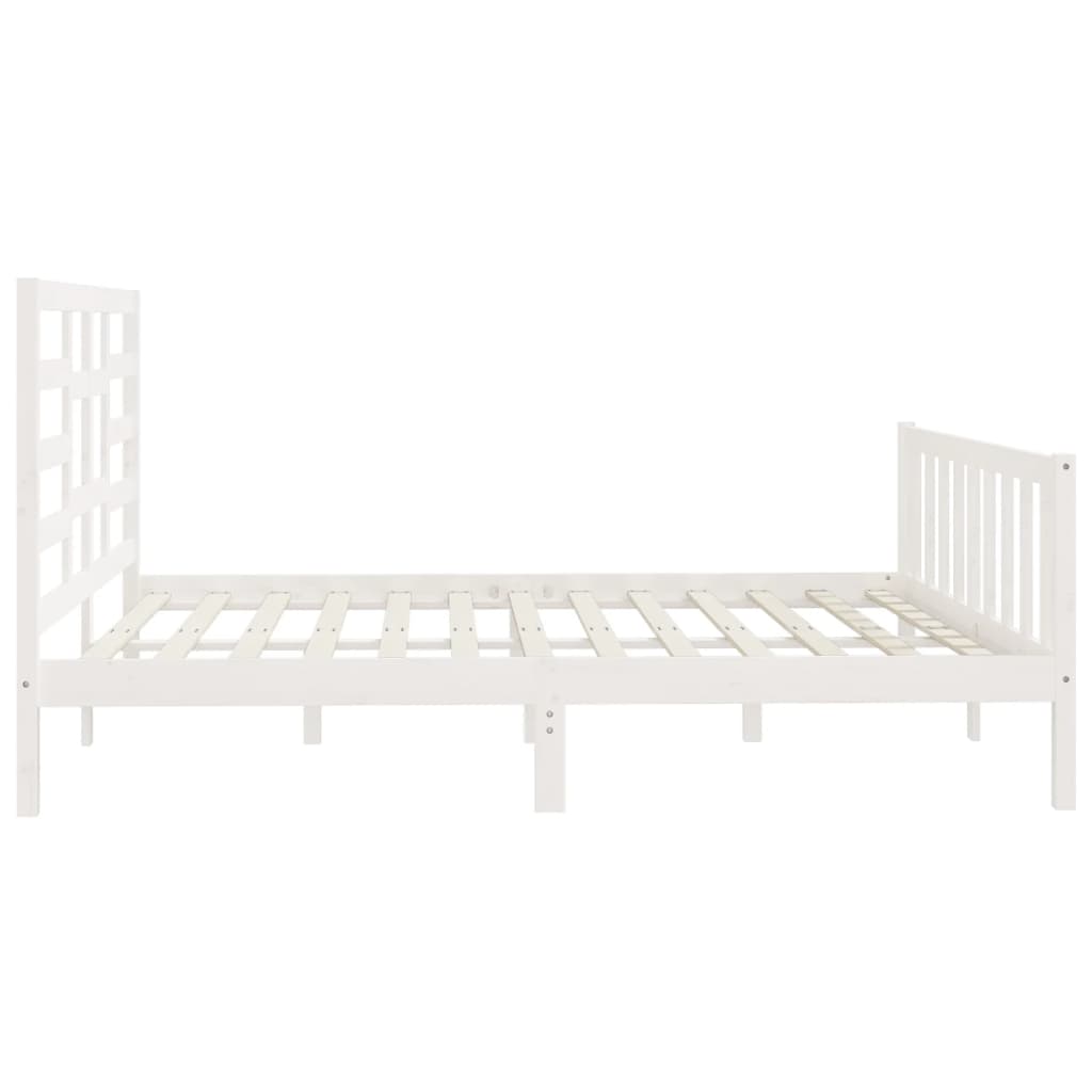 Bedframe massief grenenhout 200x200 cm