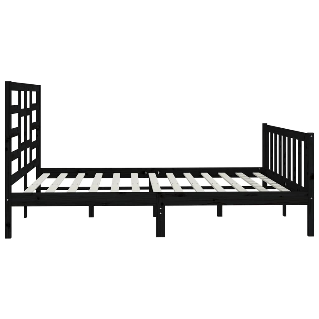 Bedframe massief grenenhout 200x200 cm