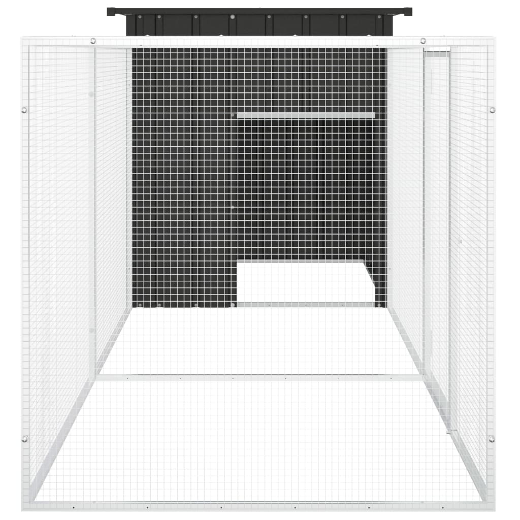 Kippenhok 200x91x100 cm gegalvaniseerd staal