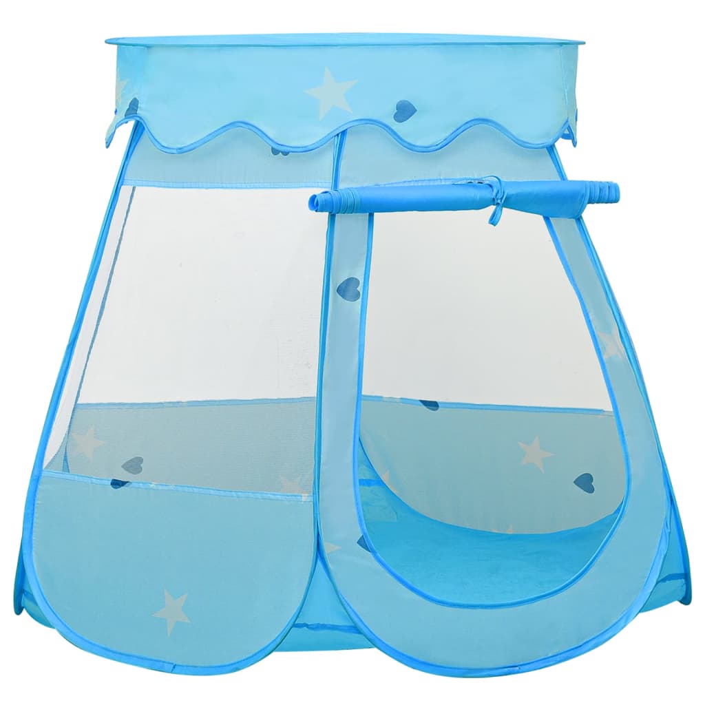 Tente de jeu pour enfants avec 250 balles 102x102x82 cm bleu