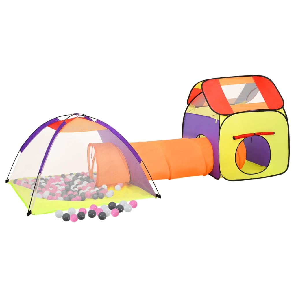 Kinderspeeltent met 250 ballen 338x123x111 cm