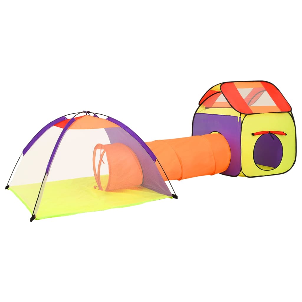 Kinderspeeltent met 250 ballen 338x123x111 cm