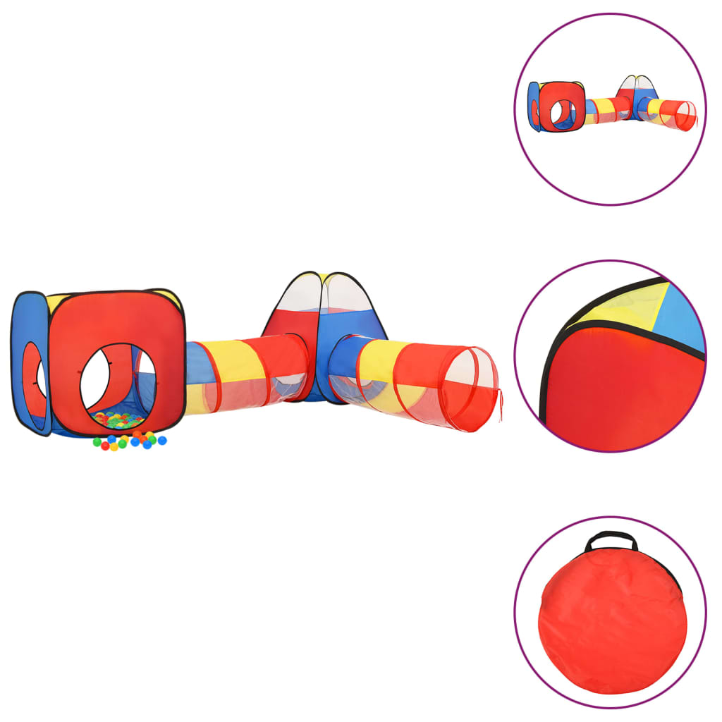 Kinderspeeltent met 250 ballen 190x264x90 cm