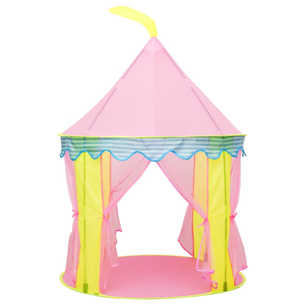 Tente de jeu pour enfants avec 250 balles 100x100x127 cm rose