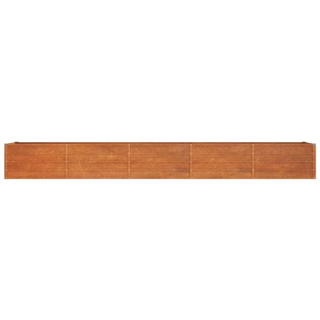 Plantenbak verhoogd 240x80x77 cm cortenstaal roestig