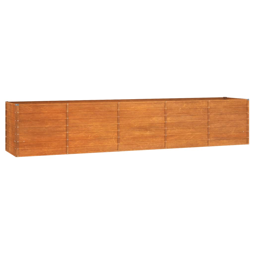 Plantenbak verhoogd 240x80x77 cm cortenstaal roestig