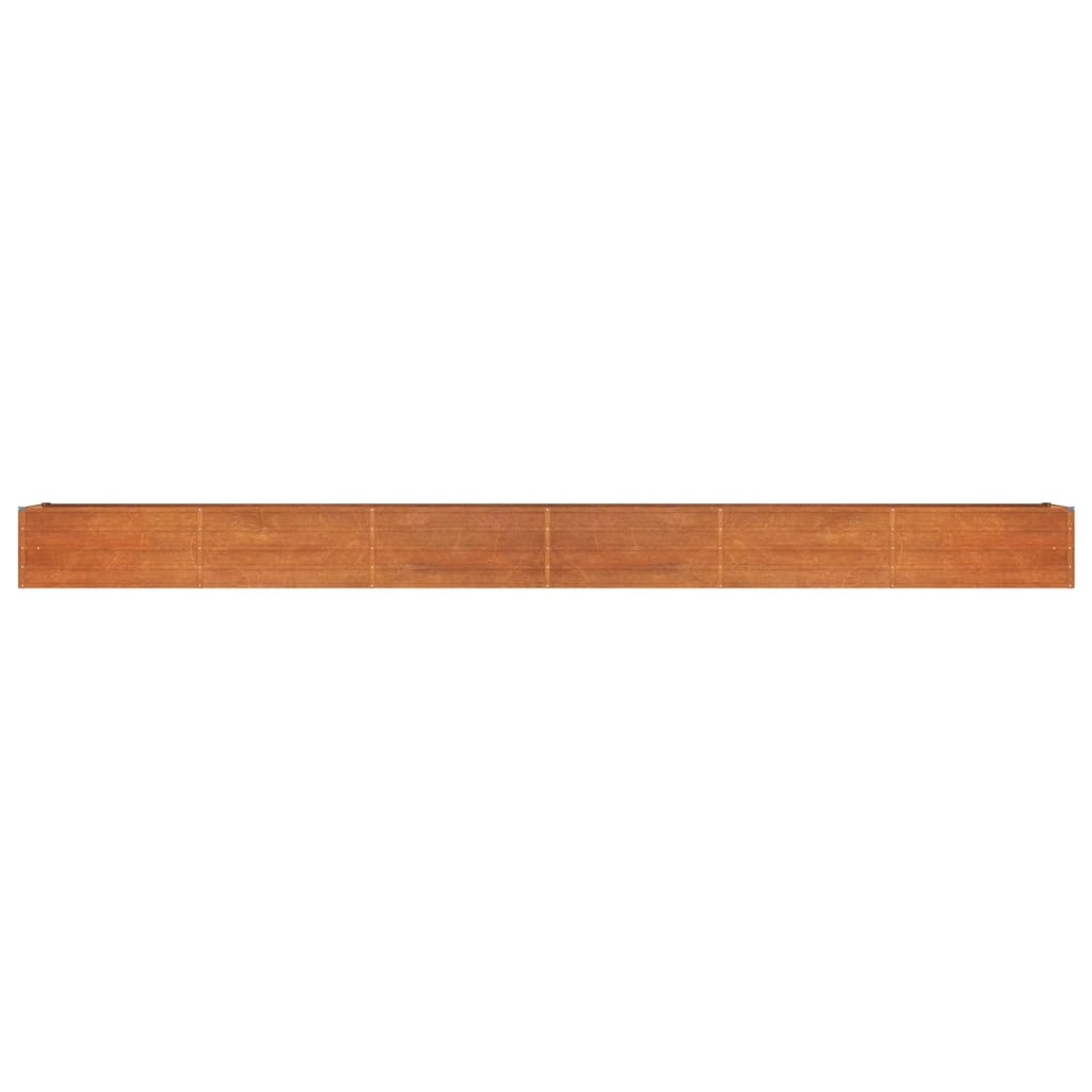 Plantenbak verhoogd 240x80x77 cm cortenstaal roestig