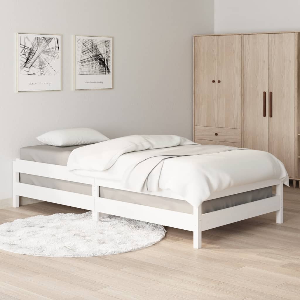 Bed stapelbaar 90x190 cm massief grenenhout