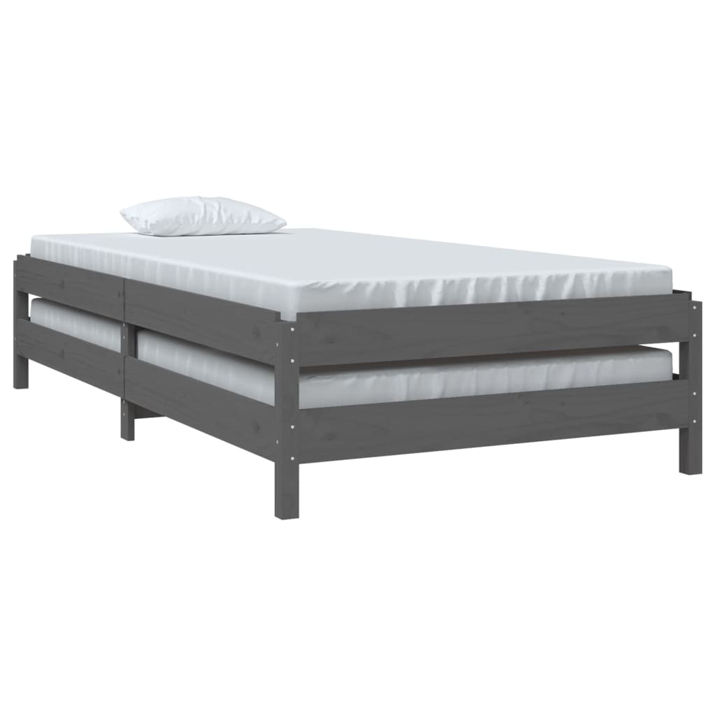 Bed stapelbaar 90x190 cm massief grenenhout