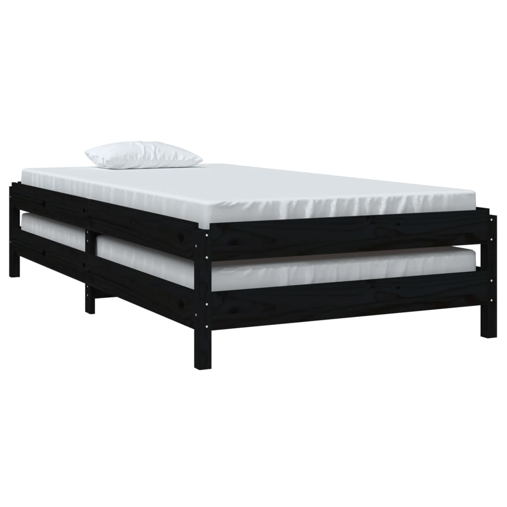 Bed stapelbaar 90x190 cm massief grenenhout