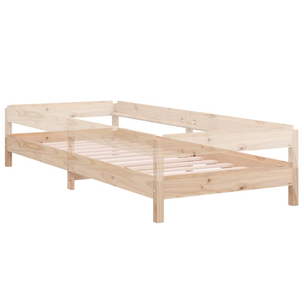 Bed stapelbaar 90x190 cm massief grenenhout