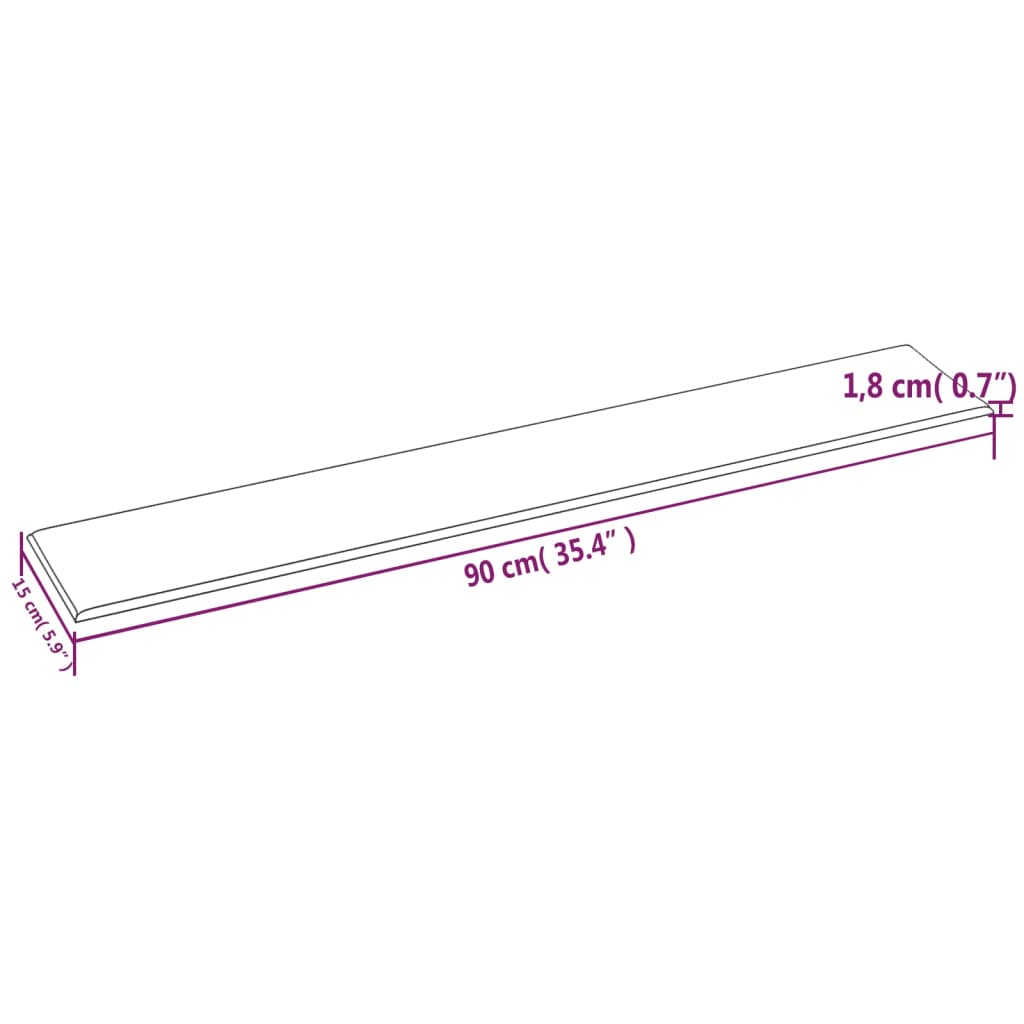 Wandpanelen 12 st 3,24 m² 90x30 cm fluweel