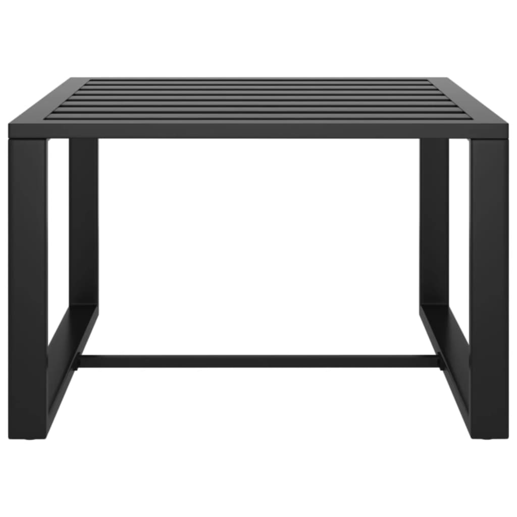 Ensemble Lounge 10 pièces avec coussins en aluminium, anthracite