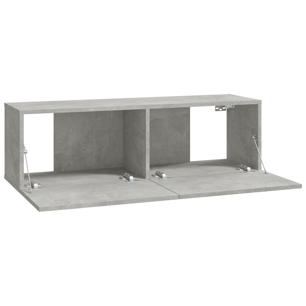 Tv-wandmeubels 2 st 100x30x30 cm hout eikenkleurig