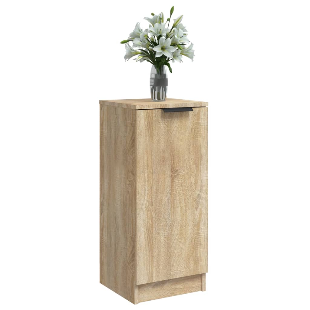 Dressoirs 2 st 30x30x70 cm bewerkt hout