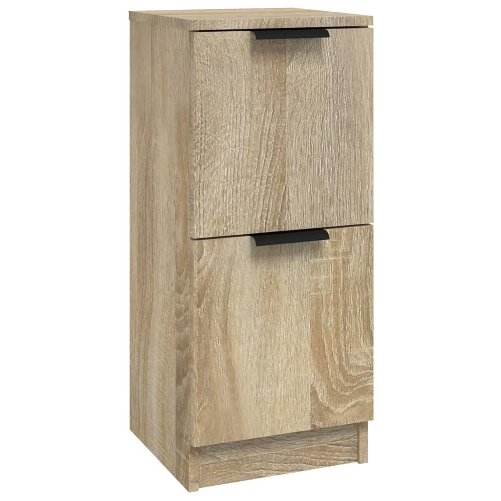 Dressoir 30x30x70 cm bewerkt hout eikenkleurig