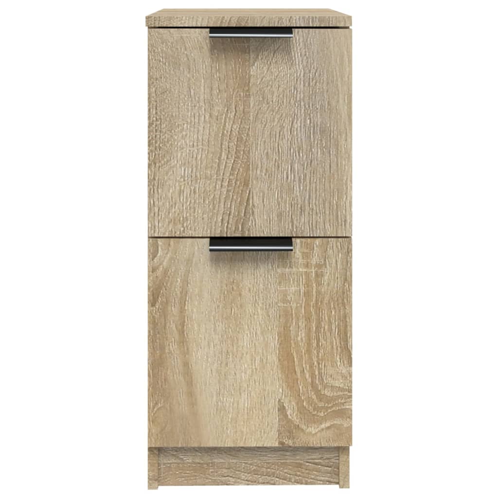 Dressoir 30x30x70 cm bewerkt hout eikenkleurig