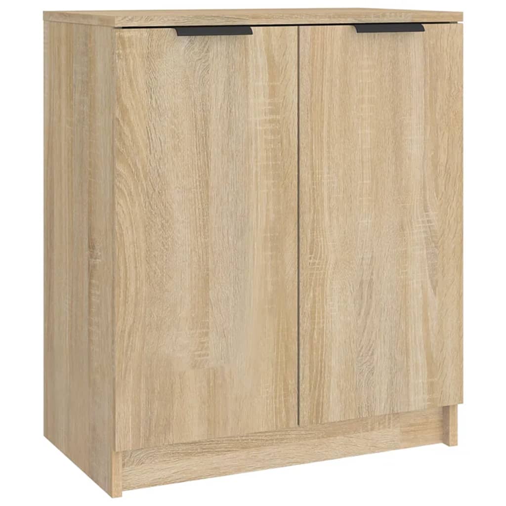 Schoenenkast 59x35x70 cm bewerkt hout artisanaal eikenkleurig