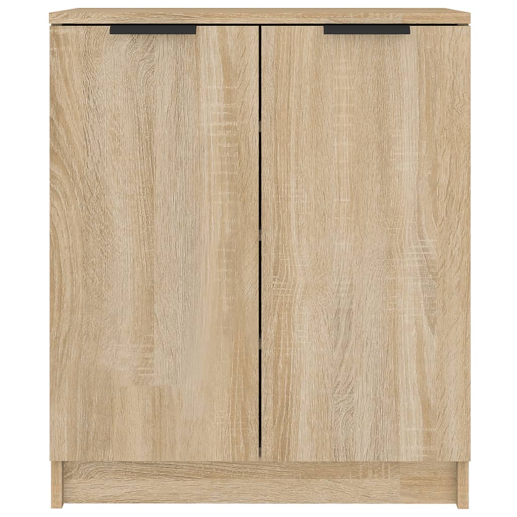 Schoenenkast 59x35x70 cm bewerkt hout eikenkleurig