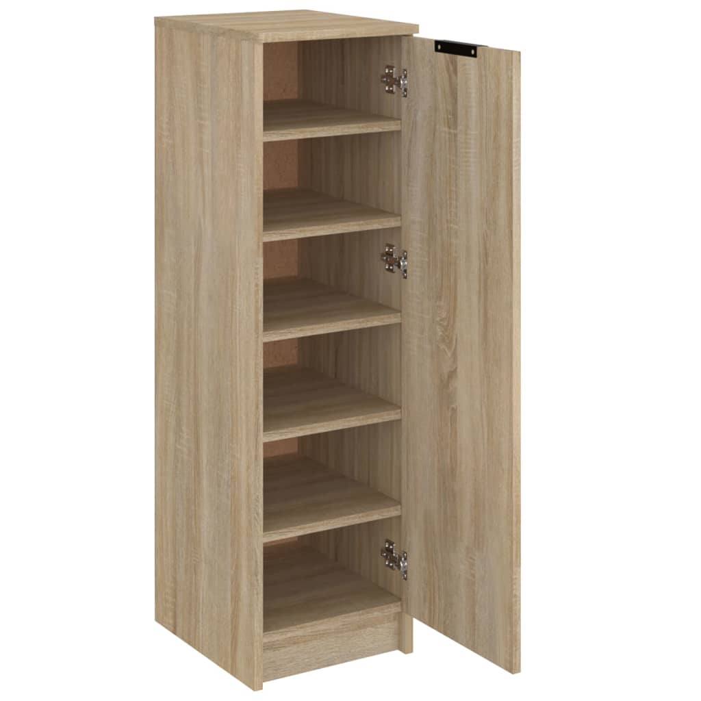 Schoenenkast 30x35x100 cm bewerkt hout