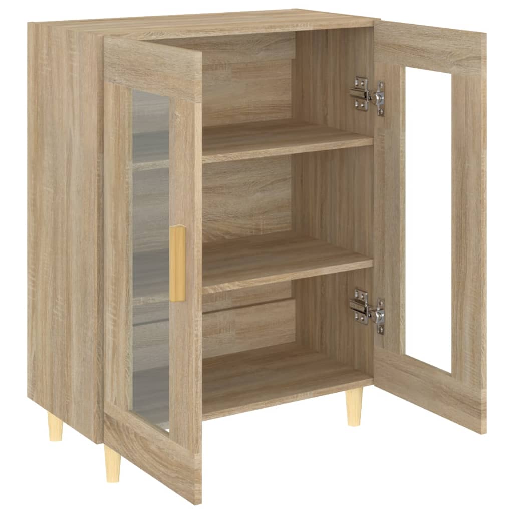 Dressoir 69,5x34x90 cm bewerkt hout