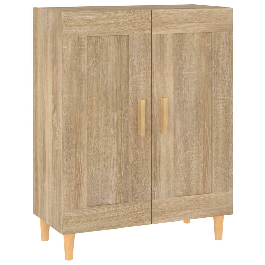 Dressoir 69,5x34x90 cm bewerkt hout eikenkleurig