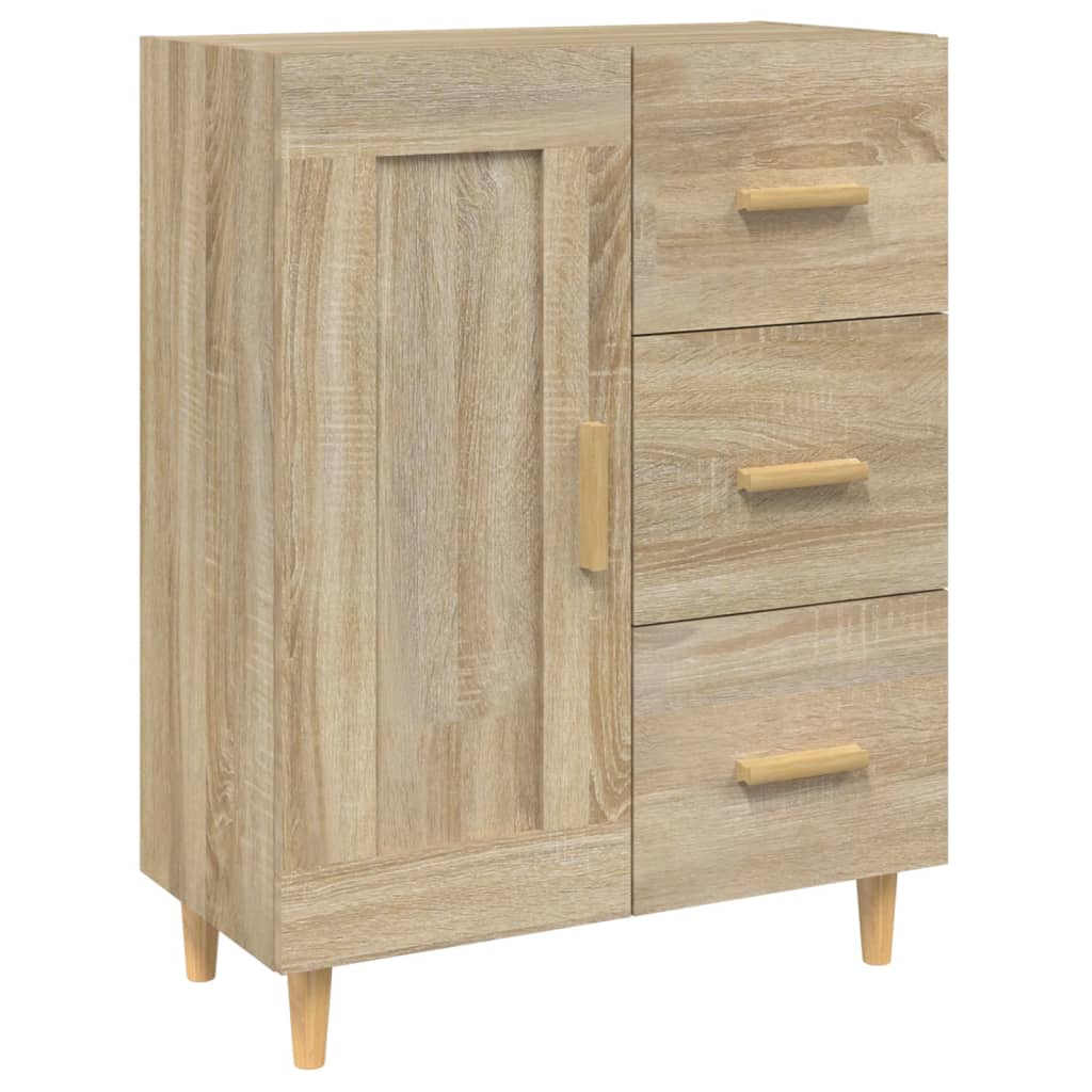 Dressoir 69,5x34x90 cm bewerkt hout