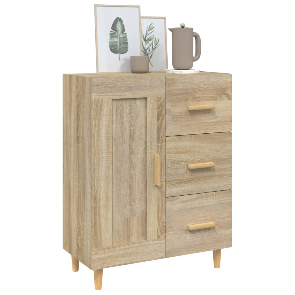 Dressoir 69,5x34x90 cm bewerkt hout