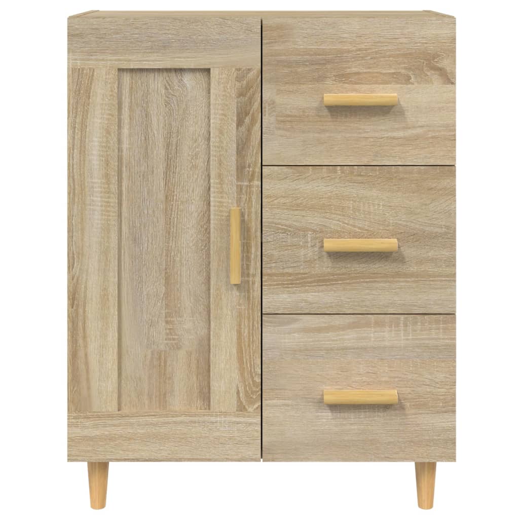 Dressoir 69,5x34x90 cm bewerkt hout