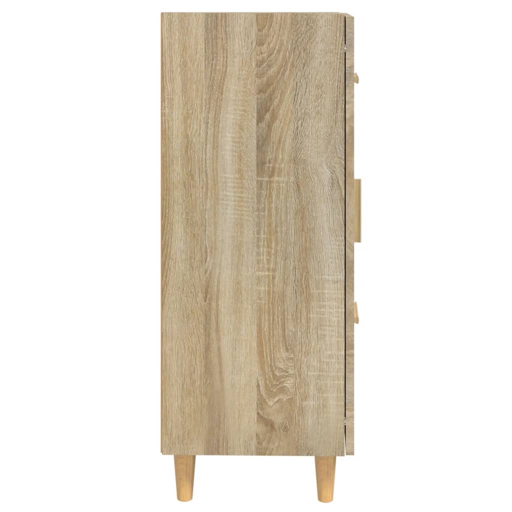 Dressoir 69,5x34x90 cm bewerkt hout