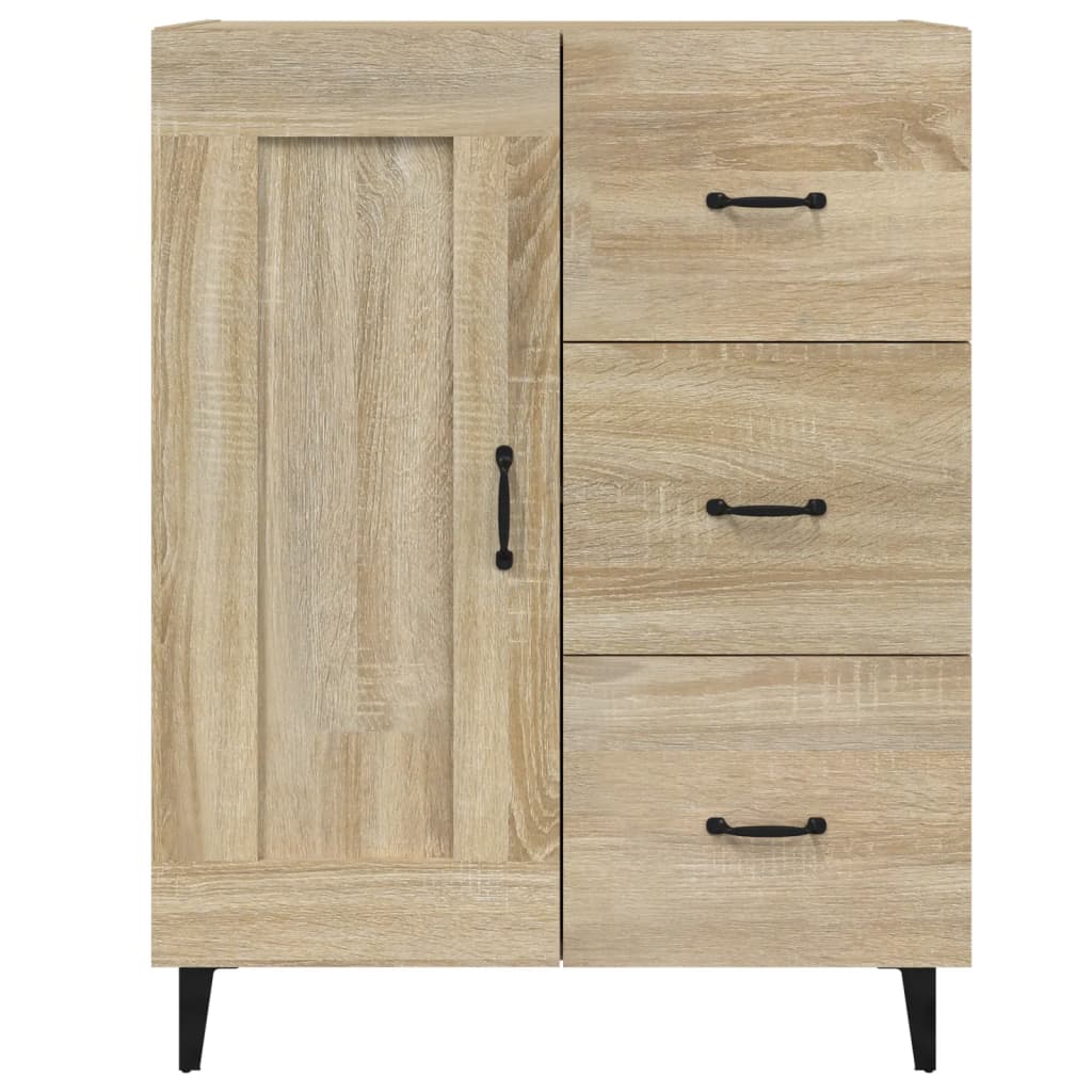 Buffet 69,5x34x90 cm en bois travaillé