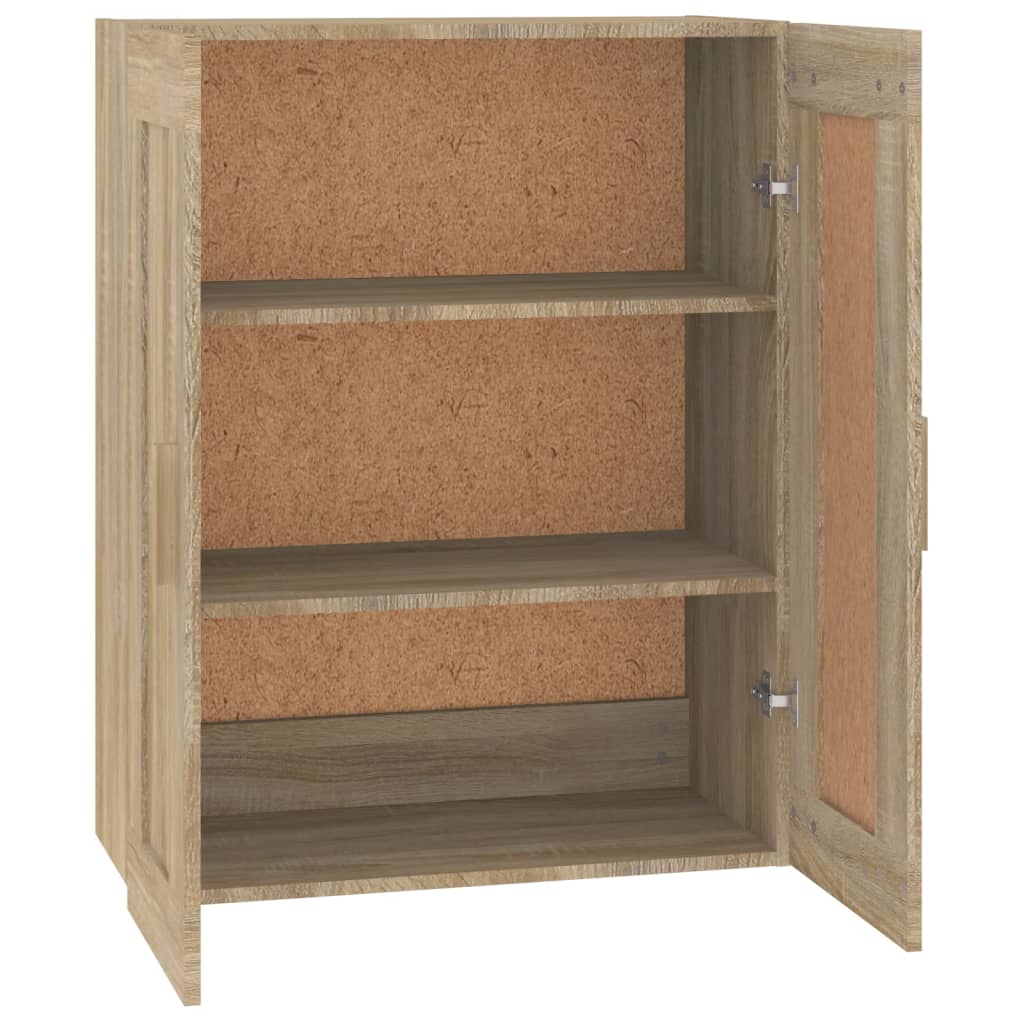 Wandkast 69,5x32,5x90 cm bewerkt hout