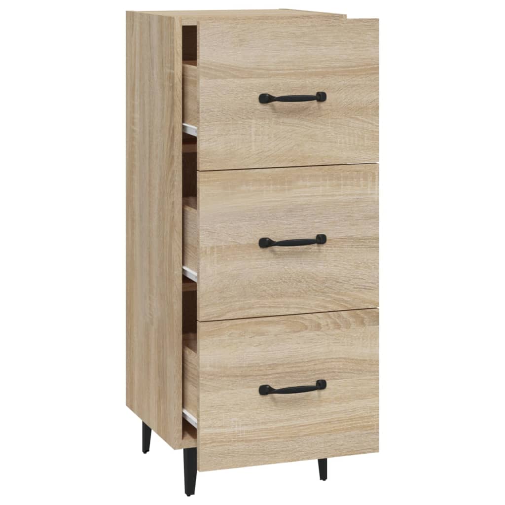 Dressoir 34,5x34x90 cm bewerkt hout