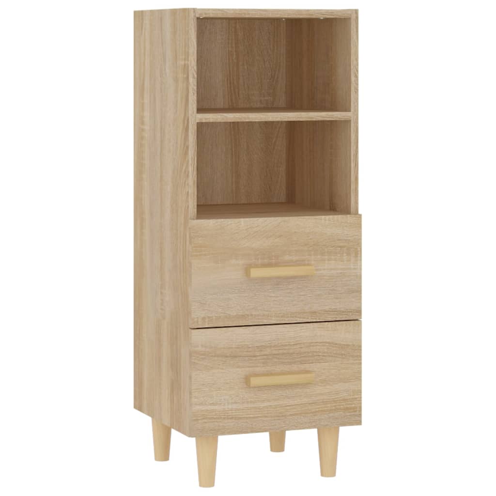 Dressoir 34,5x34x90 cm bewerkt hout