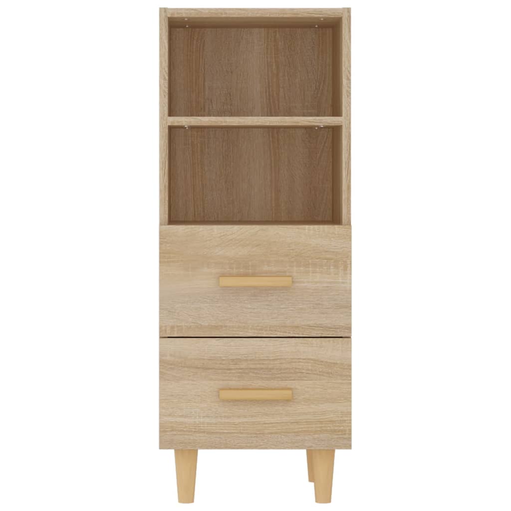 Dressoir 34,5x34x90 cm bewerkt hout