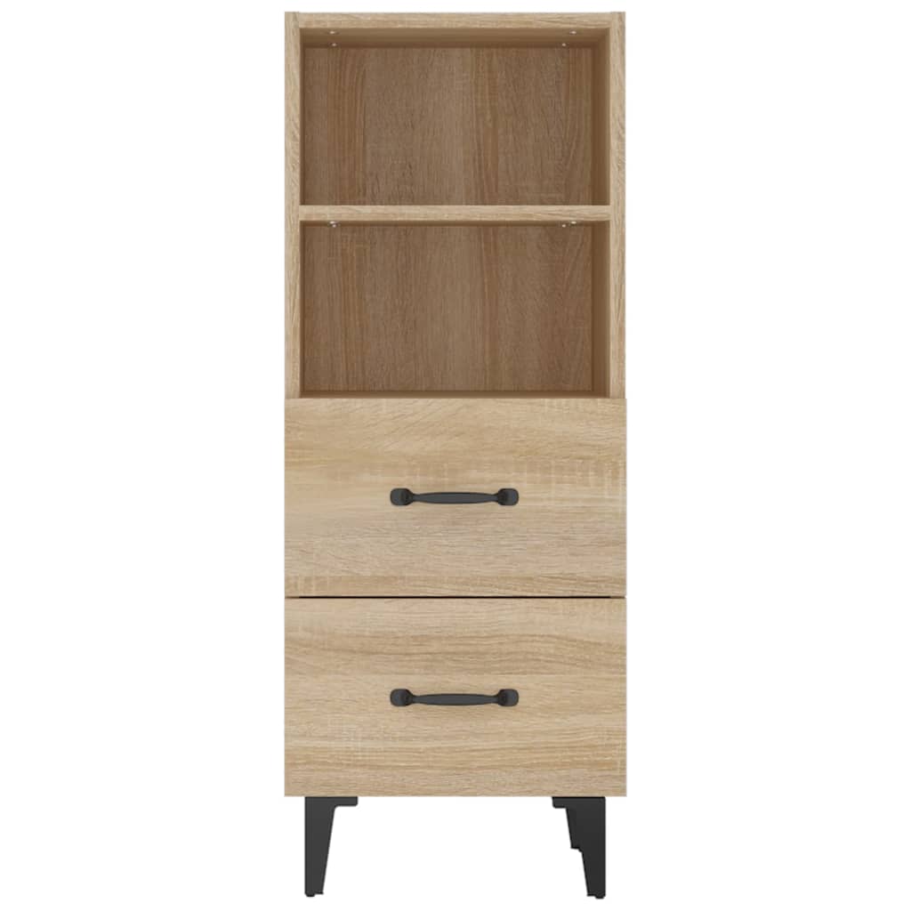 Dressoir 34,5x34x90 cm bewerkt hout