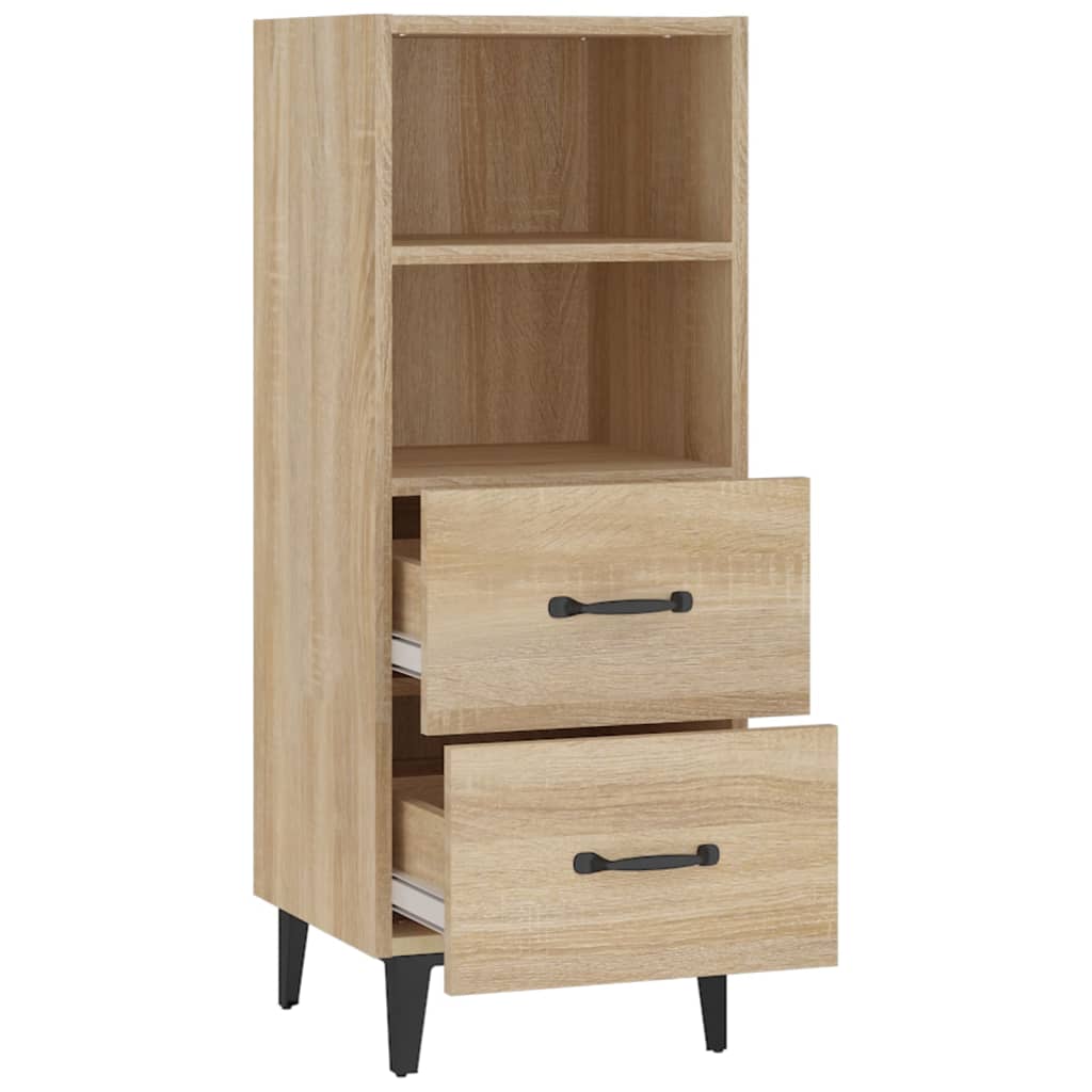 Dressoir 34,5x34x90 cm bewerkt hout