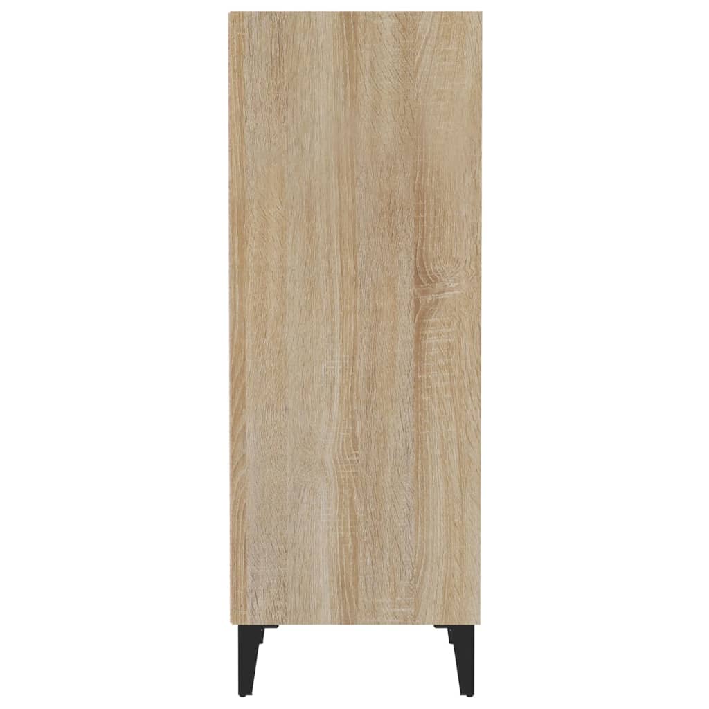 Dressoir 34,5x32,5x90 cm bewerkt hout