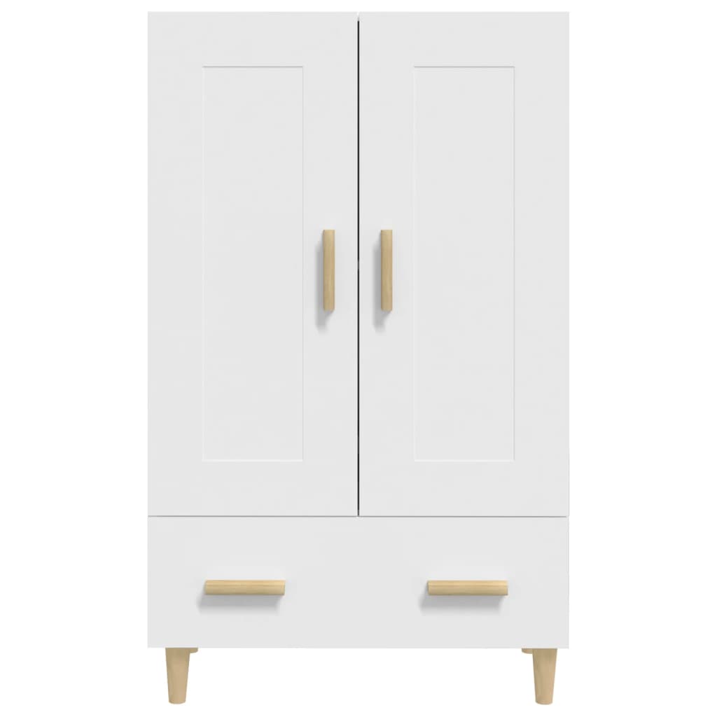 Meuble haut 70x31x115 cm en bois travaillé