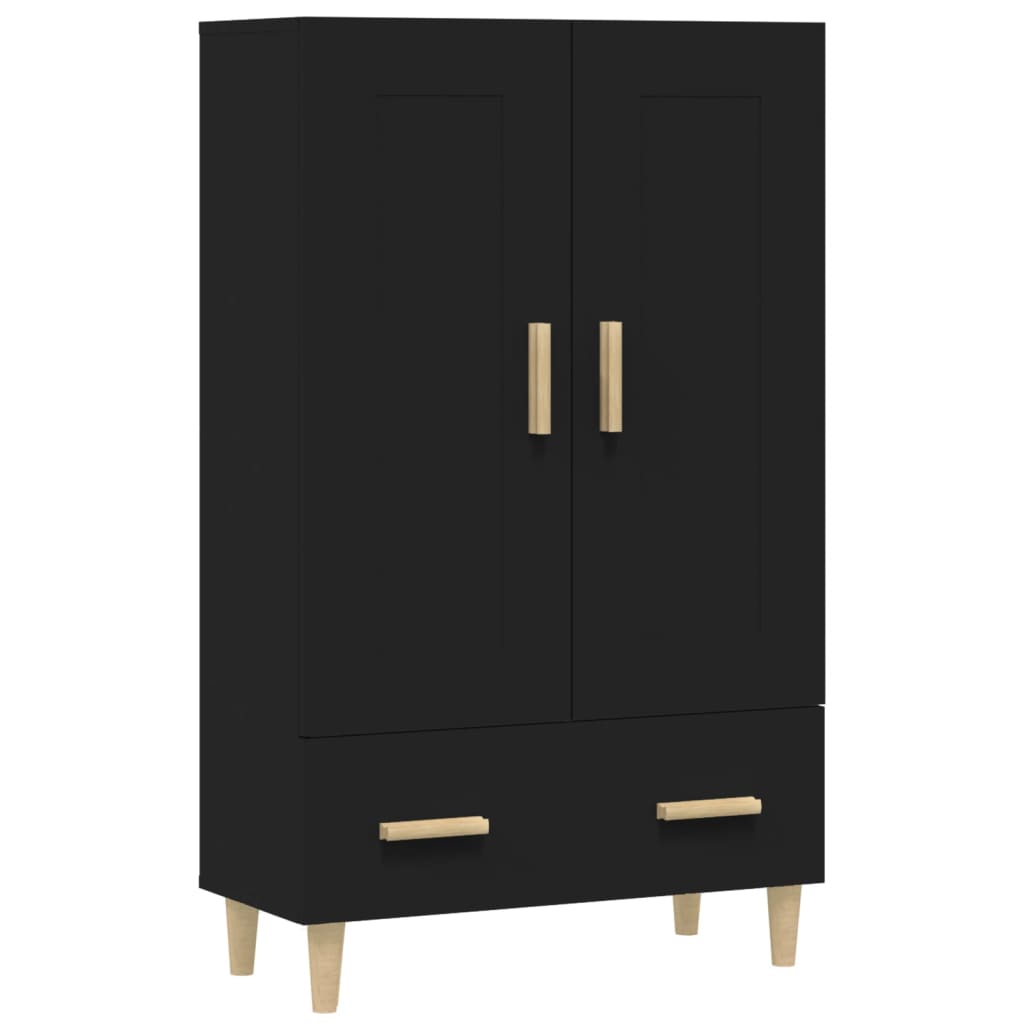 Meuble haut 70x31x115 cm en bois travaillé