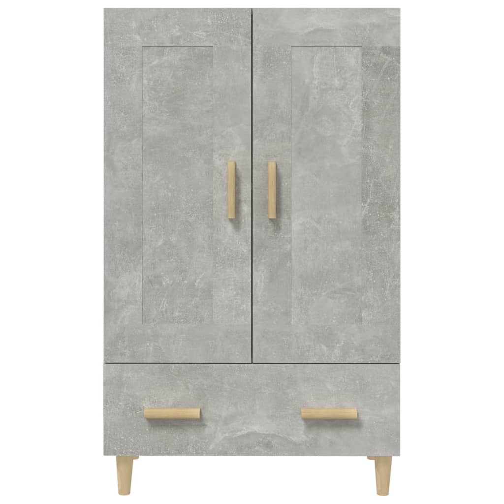 Meuble haut 70x31x115 cm en bois travaillé