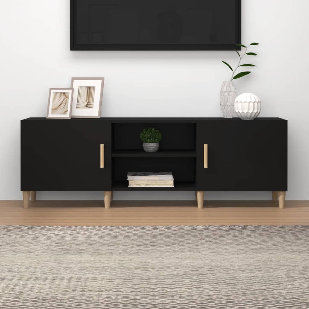 Tv-meubel 150x30x50 cm bewerkt hout