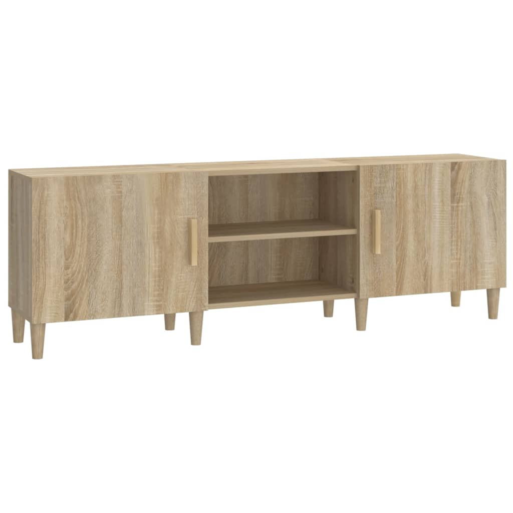 Tv-meubel 150x30x50 cm bewerkt hout