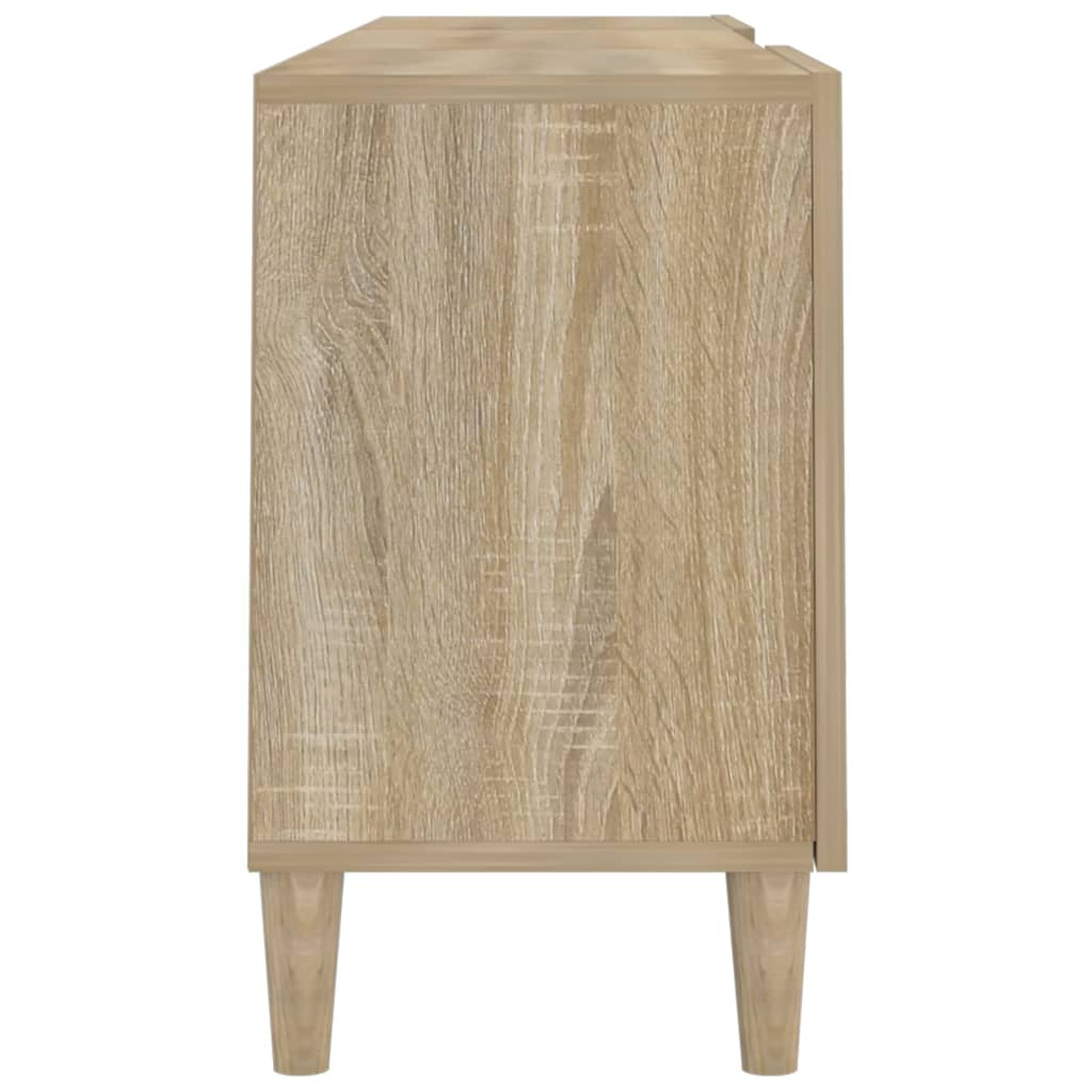 Tv-meubel 150x30x50 cm bewerkt hout sonoma eikenkleurig